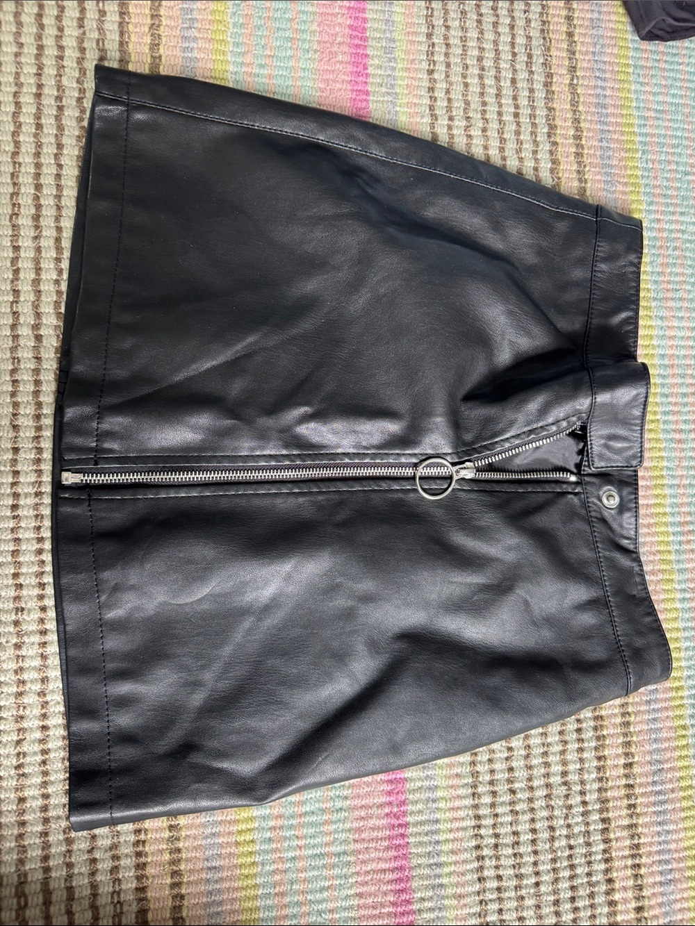 Forever 21 Black Lined Skirt